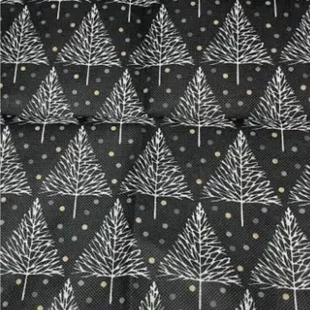 Thirty-One Littles Carry-All Caddy AK03 Twinkle Trees Black White Canvas NEW - Picture 2 of 9